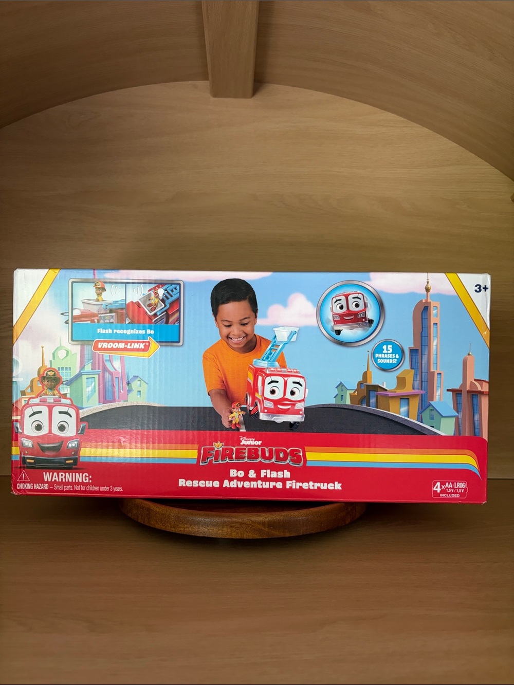 ✨$15 ✨NIB•Disney Junior• Firebuds Bo & Flash Rescue Adventure Firetruck